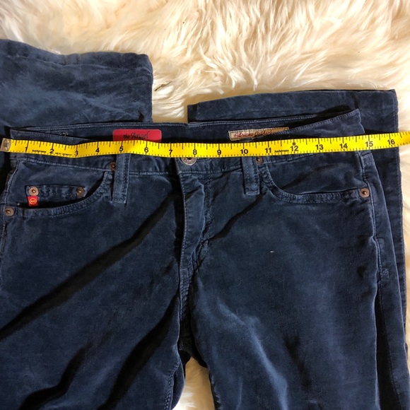 AG Adriano Goldschmied The Angel Low Rise Velveteen Bootcut Jeans 27 - Picture 5 of 7